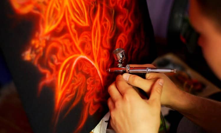 Батик аэрография