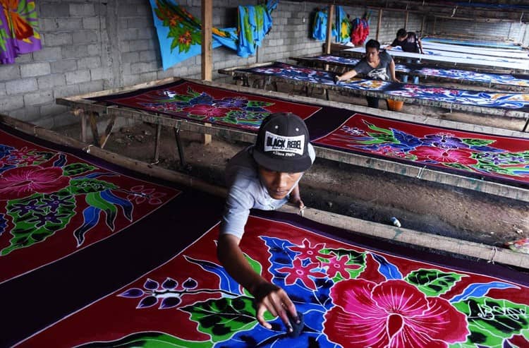 Батик холодная технология