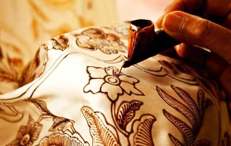 Работа с батиком