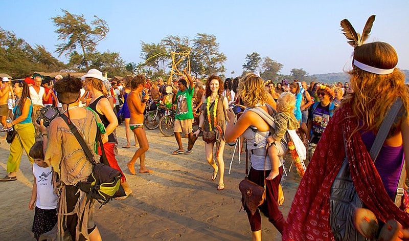 Северный Гоа пляжи