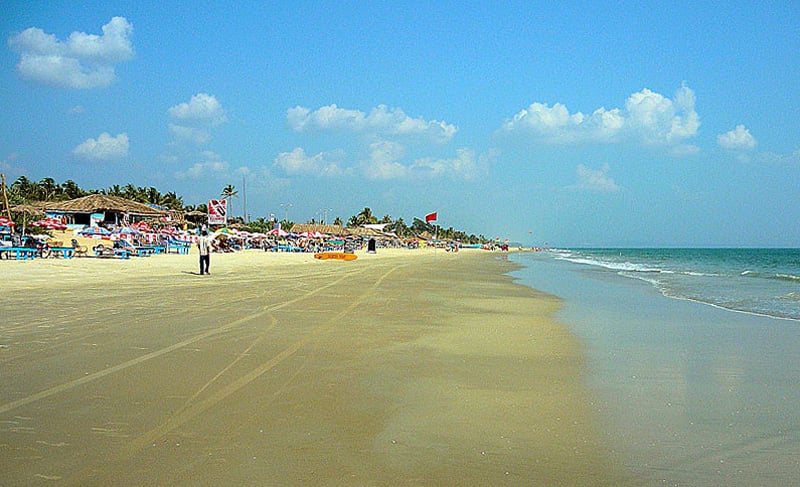 Северный Гоа пляжи