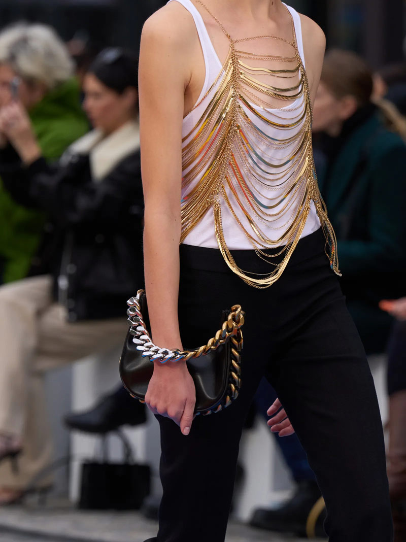 Цепочки — модные аксессуары 2023