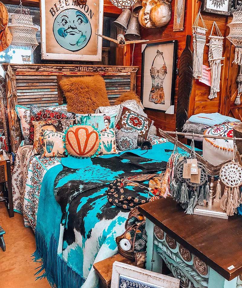 Спальня в стиле бохо