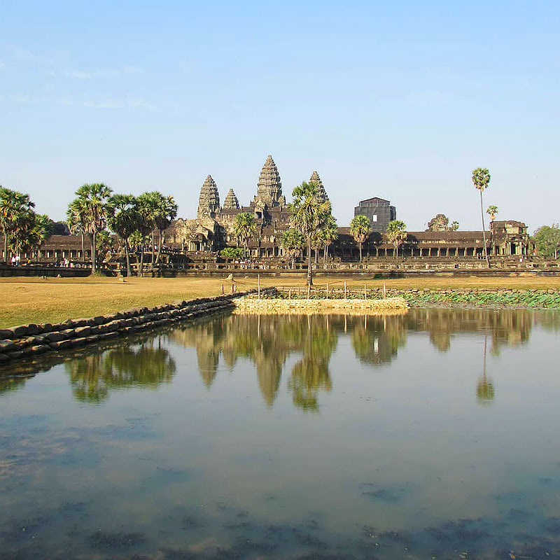 Красивый храм Ангкор-Ват