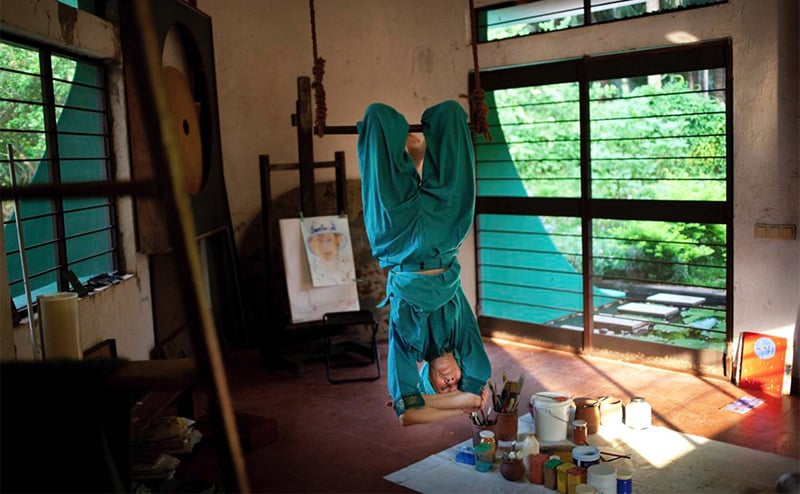 Жительница города Ауровиль