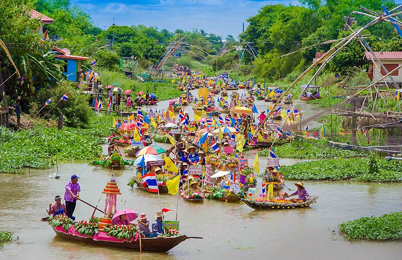 Плавучий рынок Аюттхая