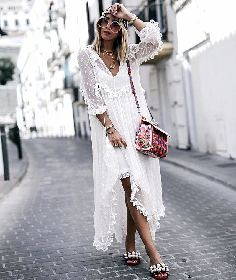 Белое платье