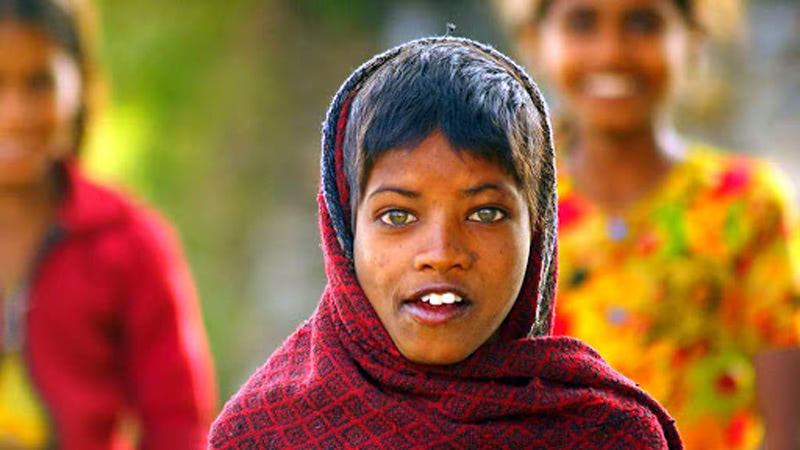 Ребенок племени бхилы