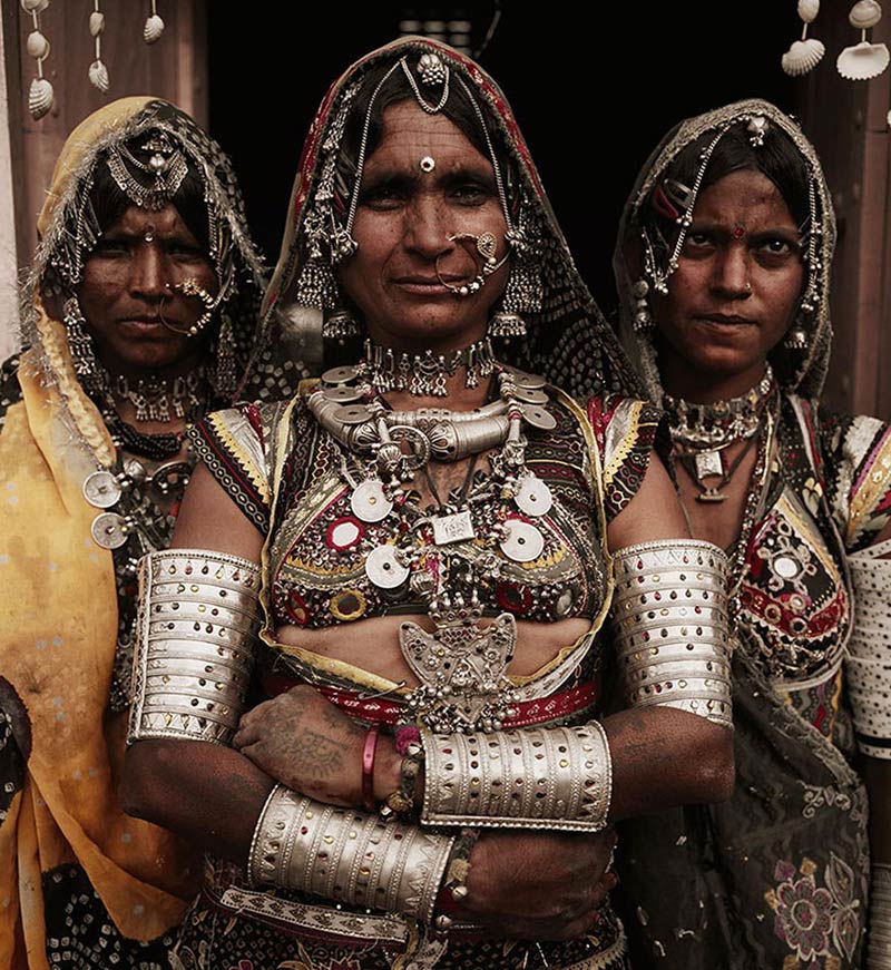 Украшения женщин народности бхилы