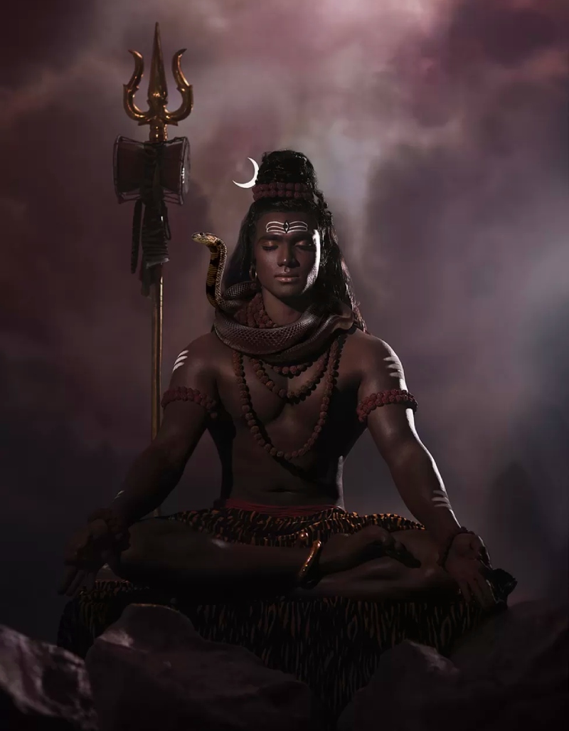 Индуистские боги синие