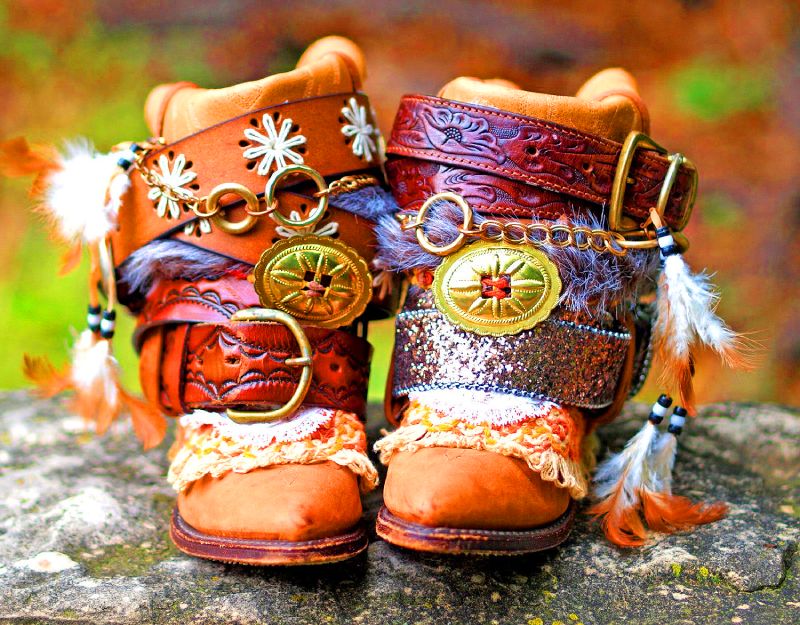 Обувь в стиле бохо