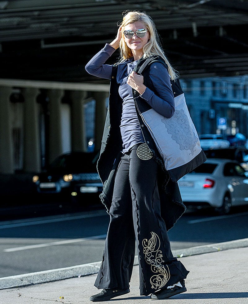 Стильные бохо брюки