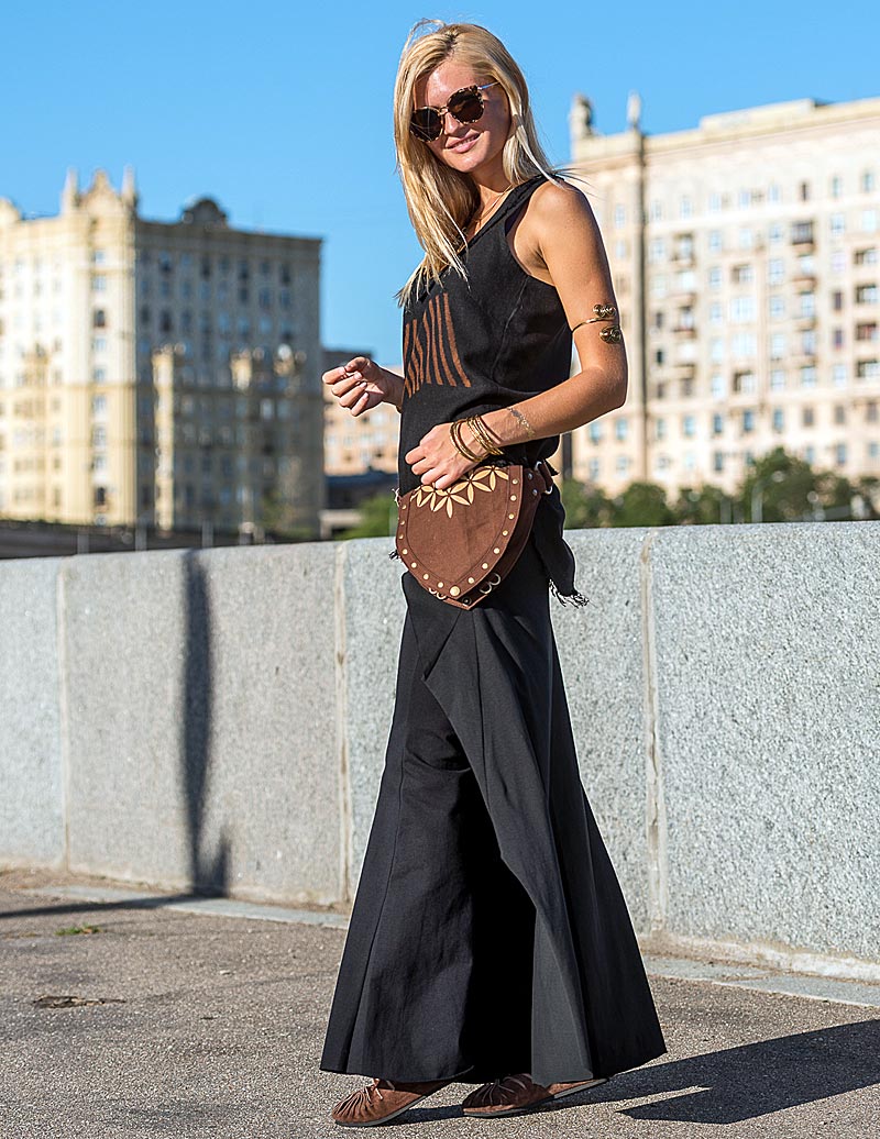 Брюки в стиле бохо шик