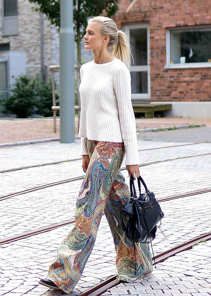 Брюки бохо женские