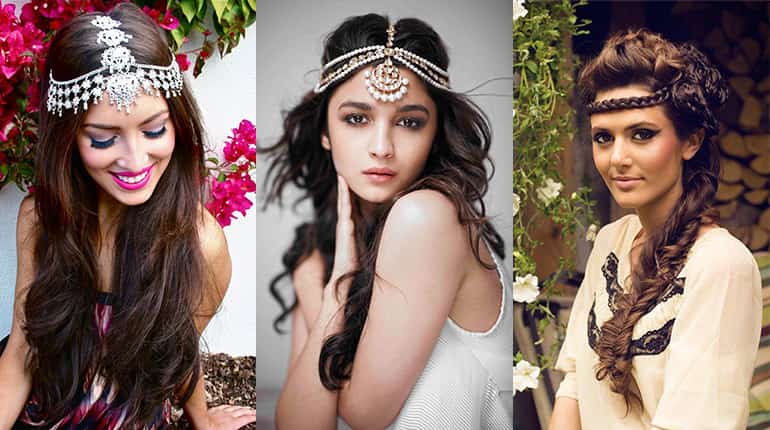 Аксессуары для бохо причесок