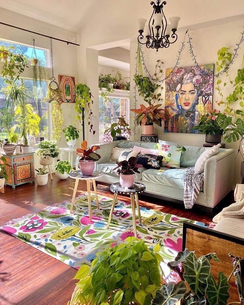 Интерьер в стиле бохо