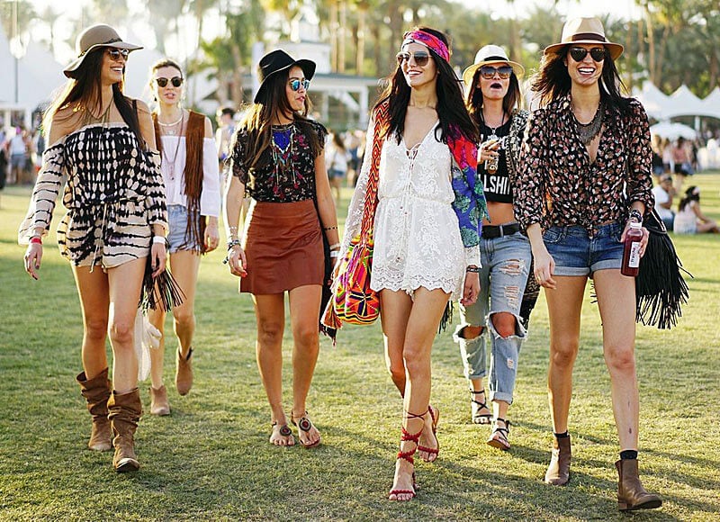 Лучшие бохо наряды фестиваля Коачелла