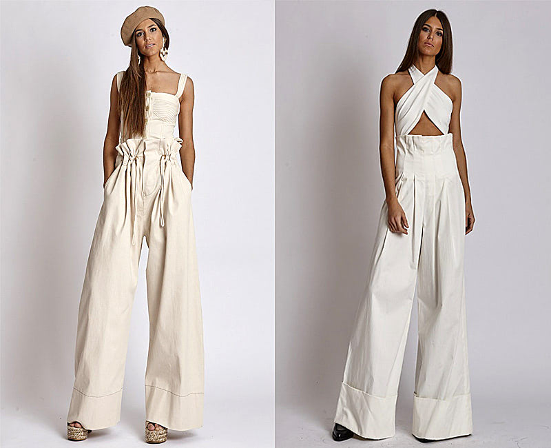 Бохо комбинезон из льна