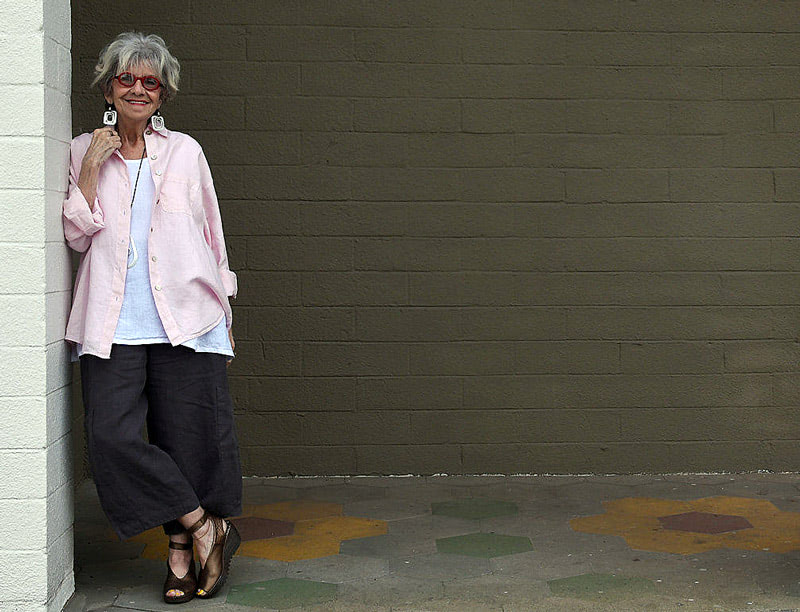 Костюм из льна в стиле бохо