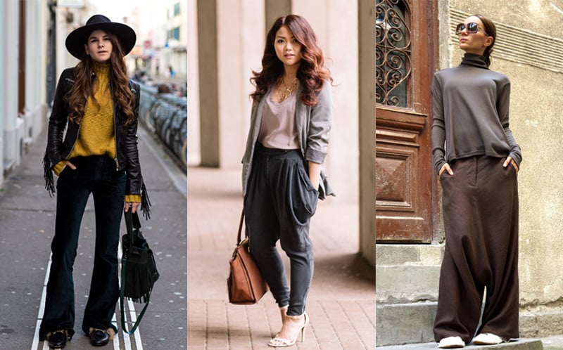 Теплые штаны бохо