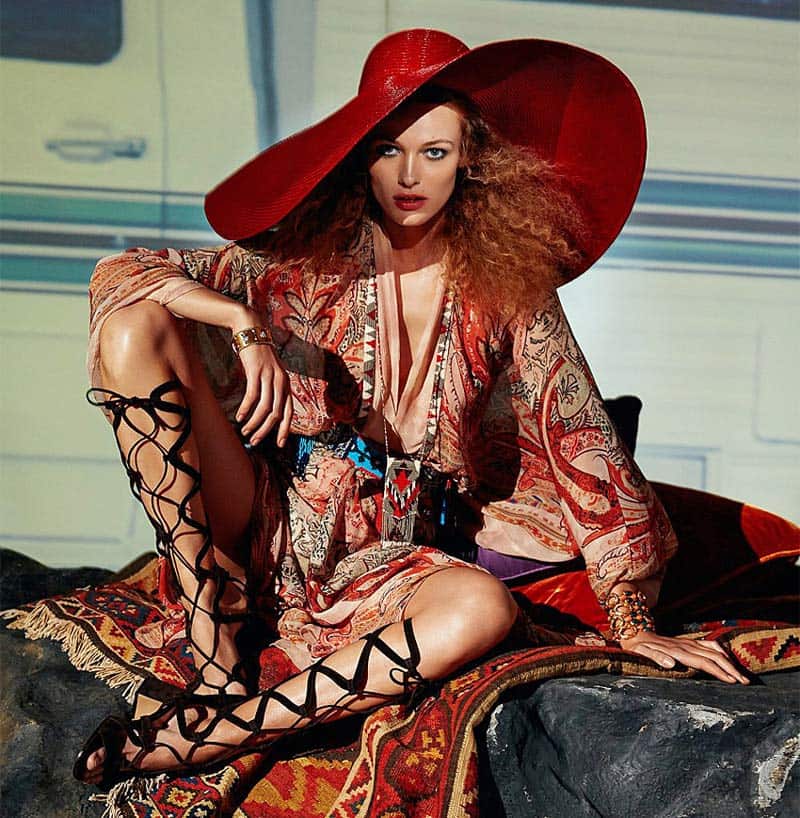 Платье богемный стиль