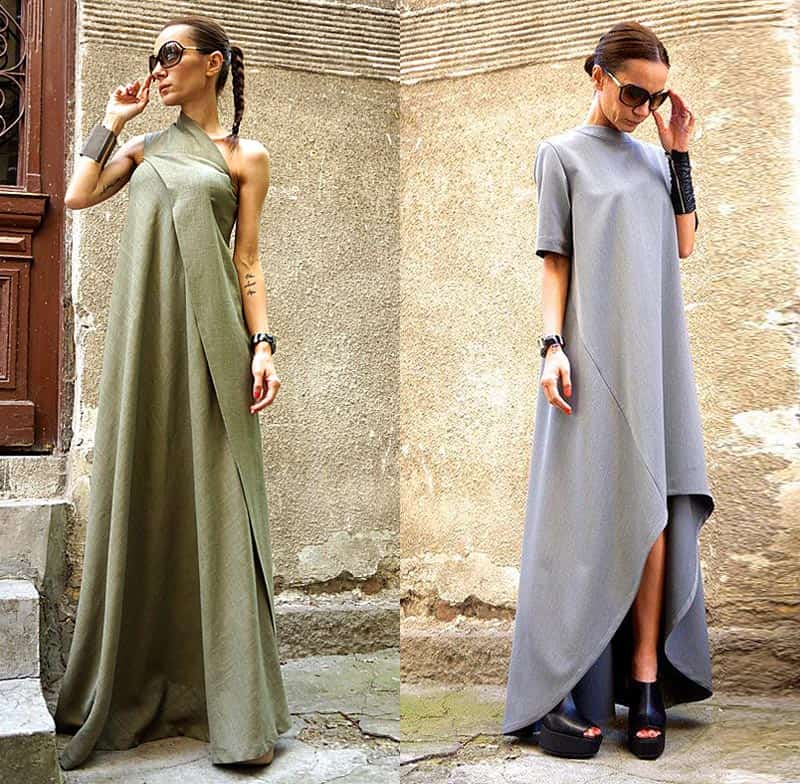 Макси платья в бохо стиле