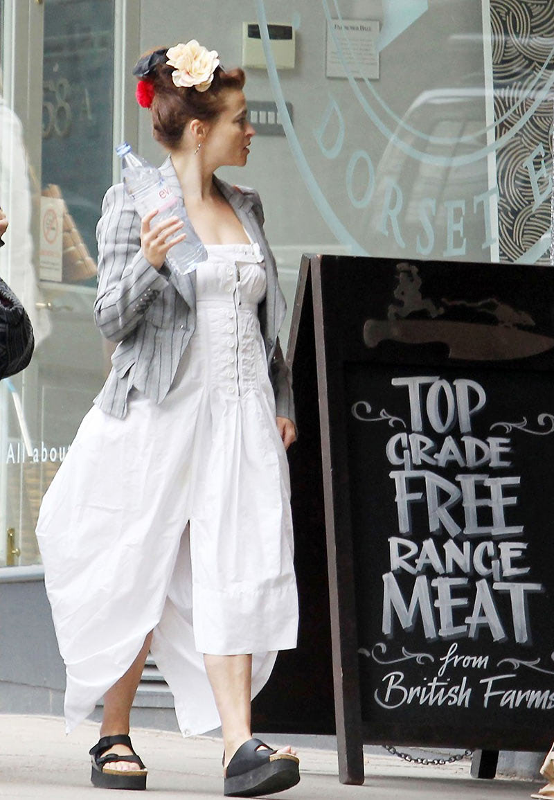 Цветок в бохо-прическе