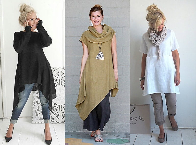 Эко бохо туники