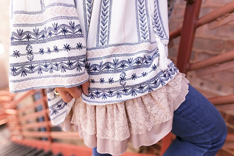 Этно бохо туника