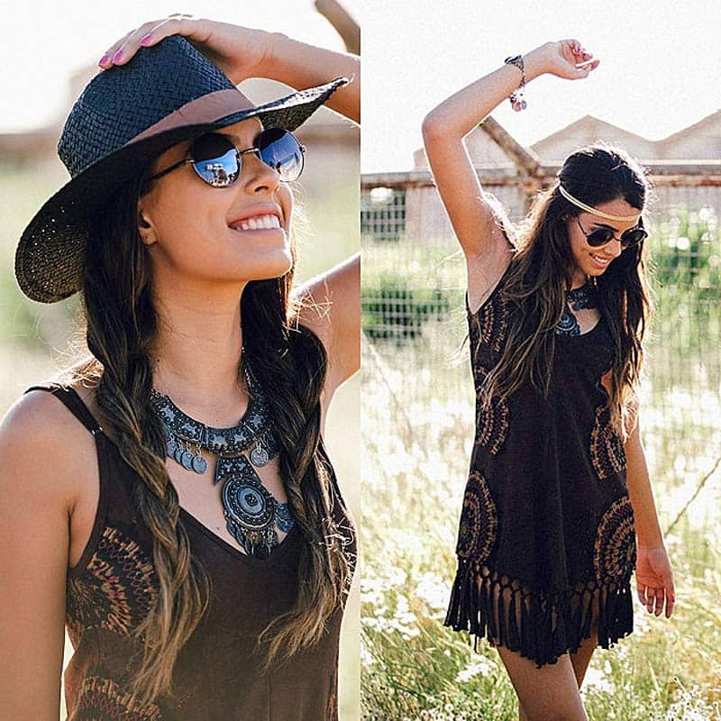 Бохо туника хиппи