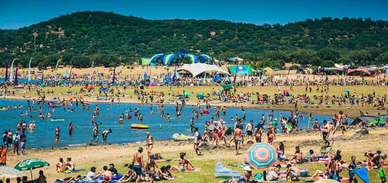 Отдых на фесте после концертов