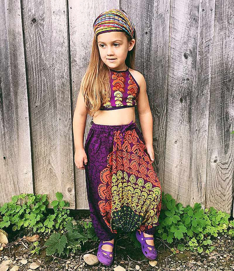 Детская одежда стиля этно для девочек