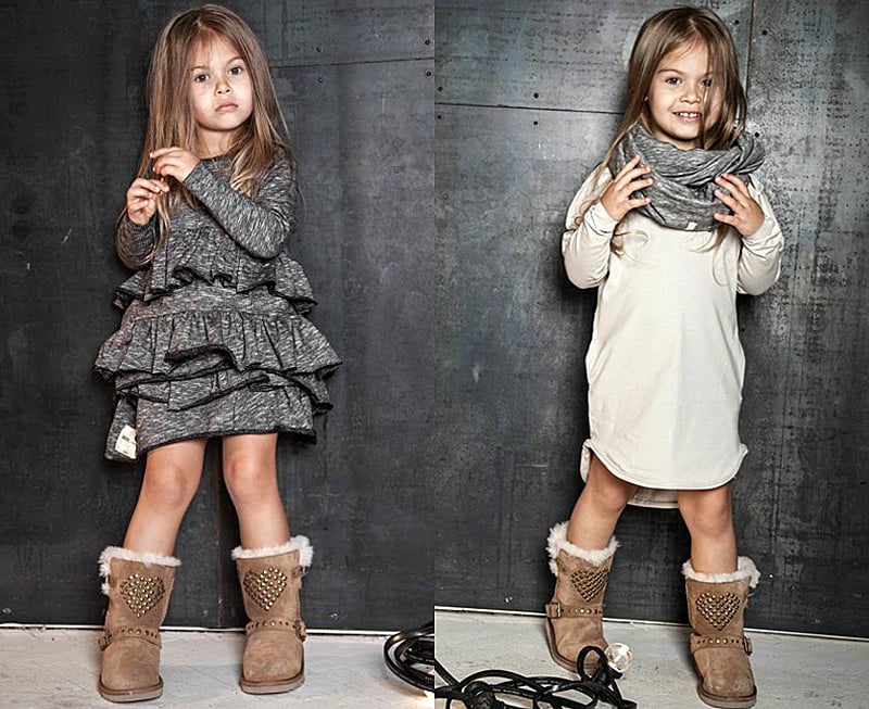 Детская одежда стиля бохо из трикотажа