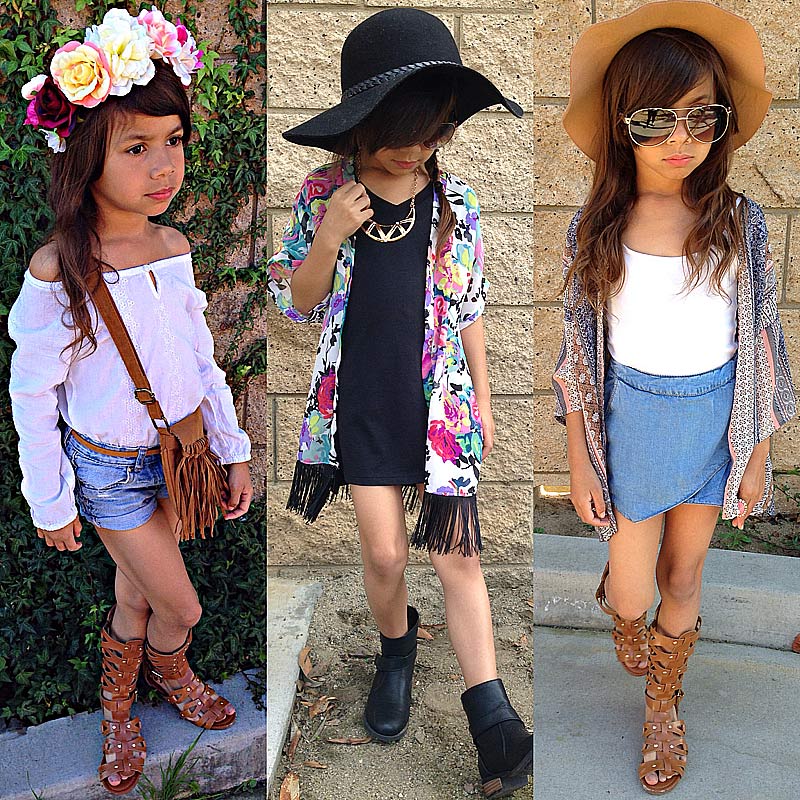 Одежда в стиле бохо для детей