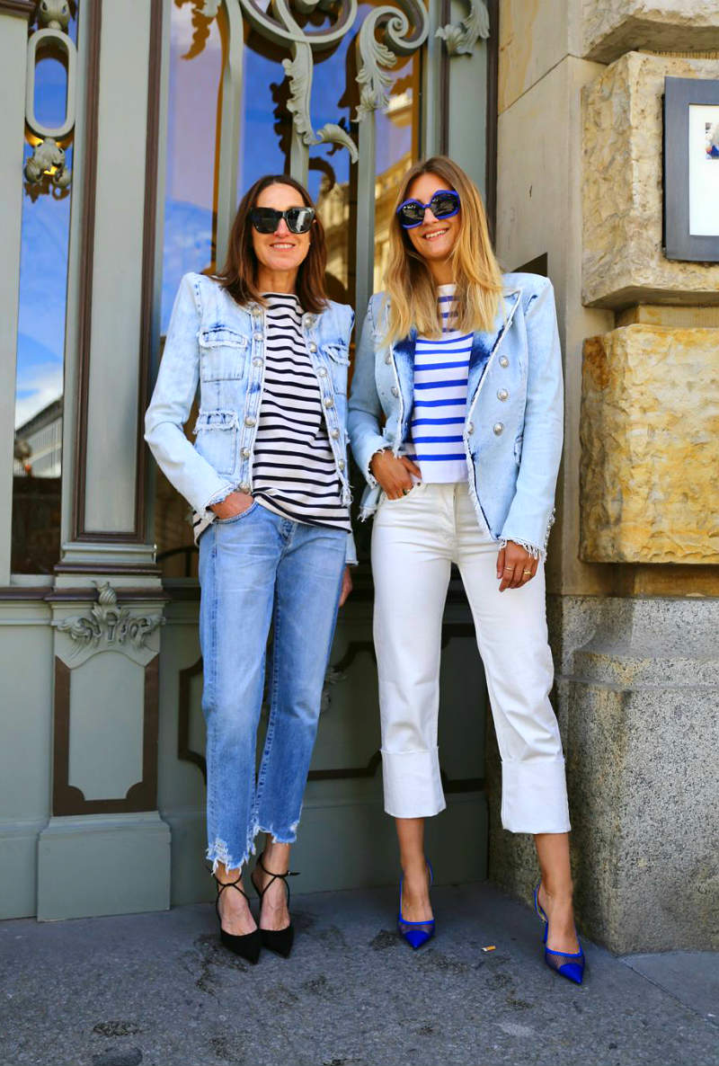 Модные джинсы цвет