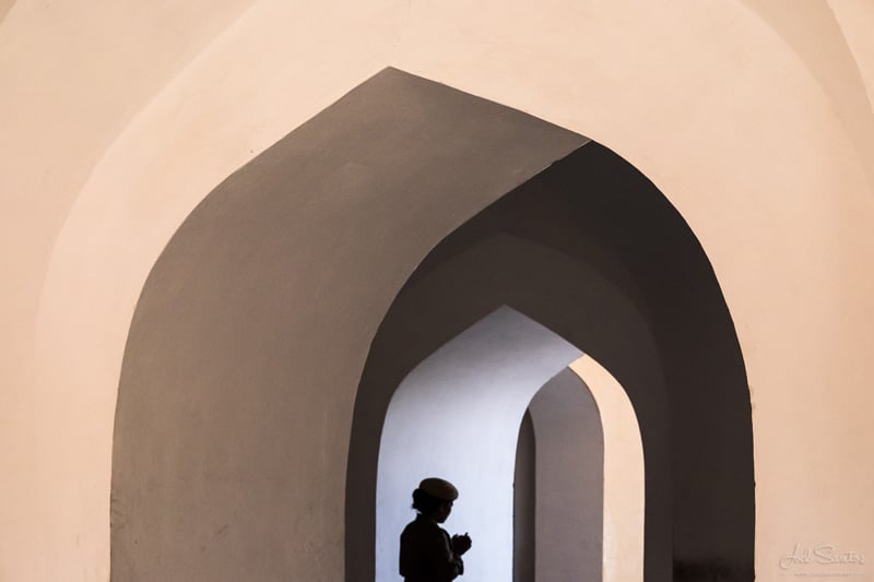 Экскурсия по форту Амбер, Индии