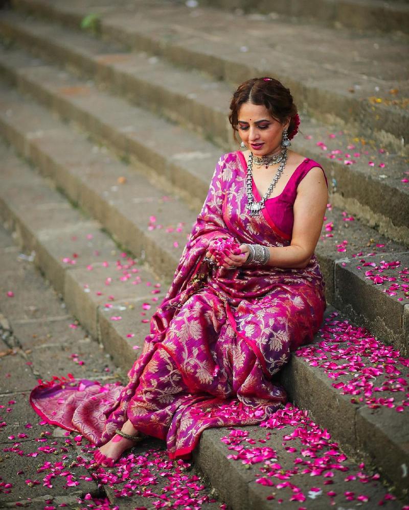 Романтичное сари