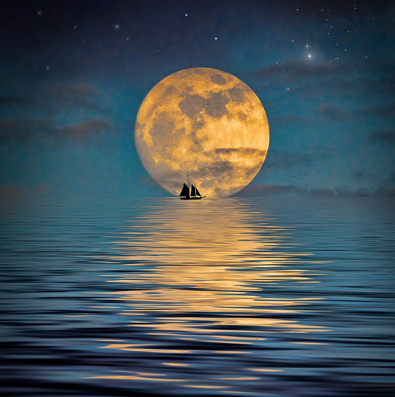 Лунная фаза — полнолуние