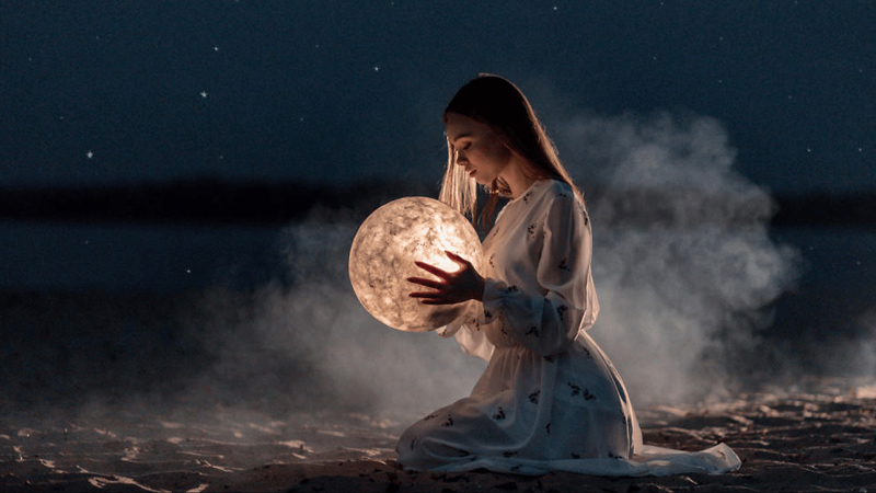 Мистическая лунная фаза