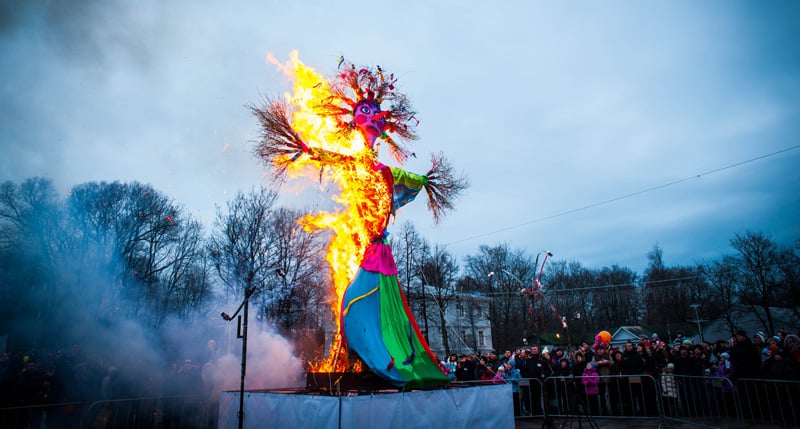Масленица фестиваль в Санкт-Петербурге в феврале