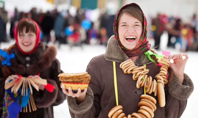 Фестиваль Масленица в феврале в России