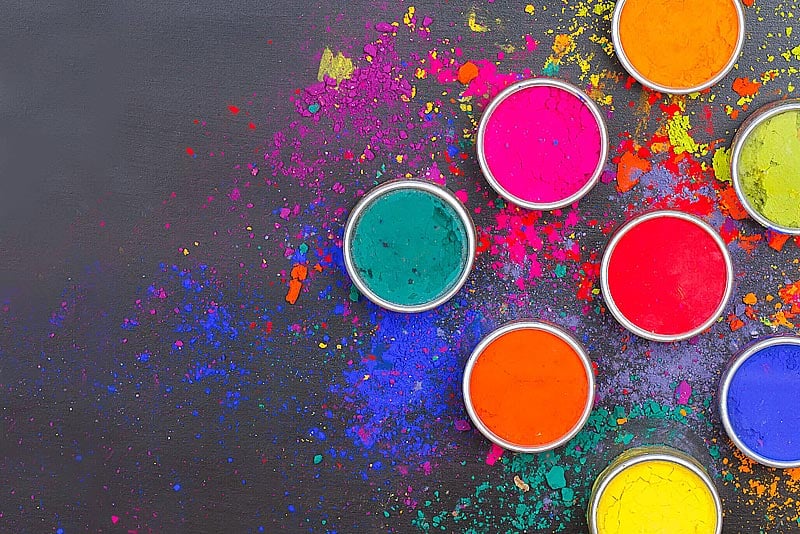 Фестиваль Холи в марте