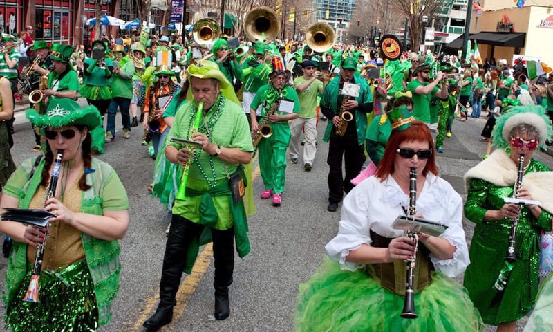 Фестиваль святого Патрика в марте