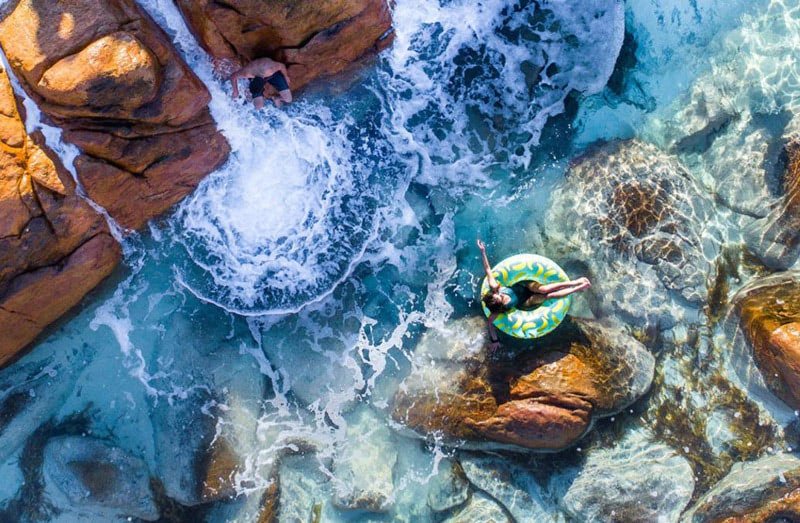 Фото дронов — отдых на воде