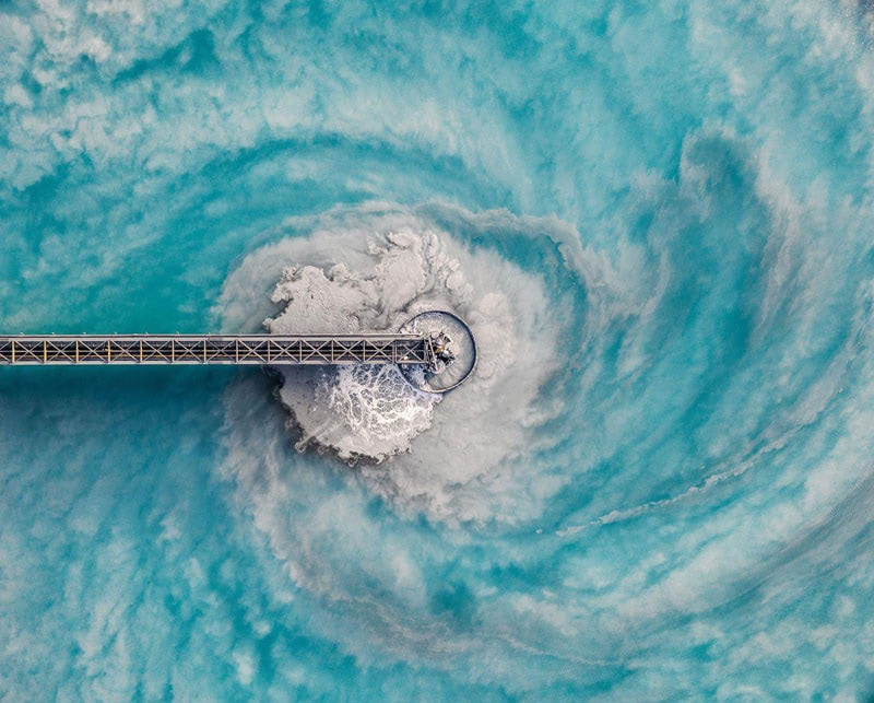 Фото дронов — вид на воду сверху