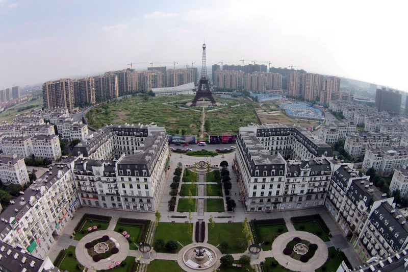 Китайский город-призрак Тяньдучэн