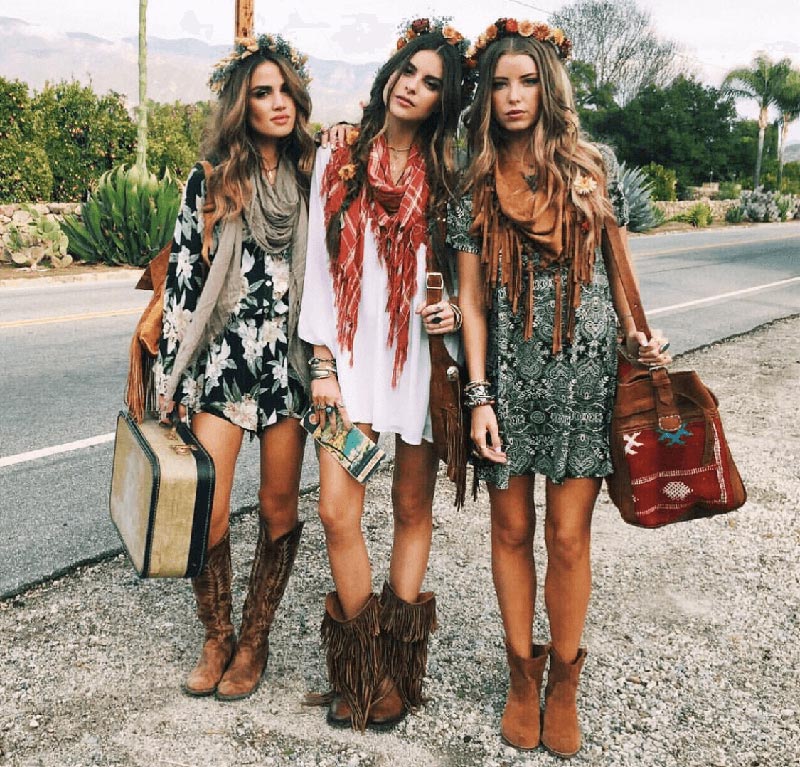 Бохо платья