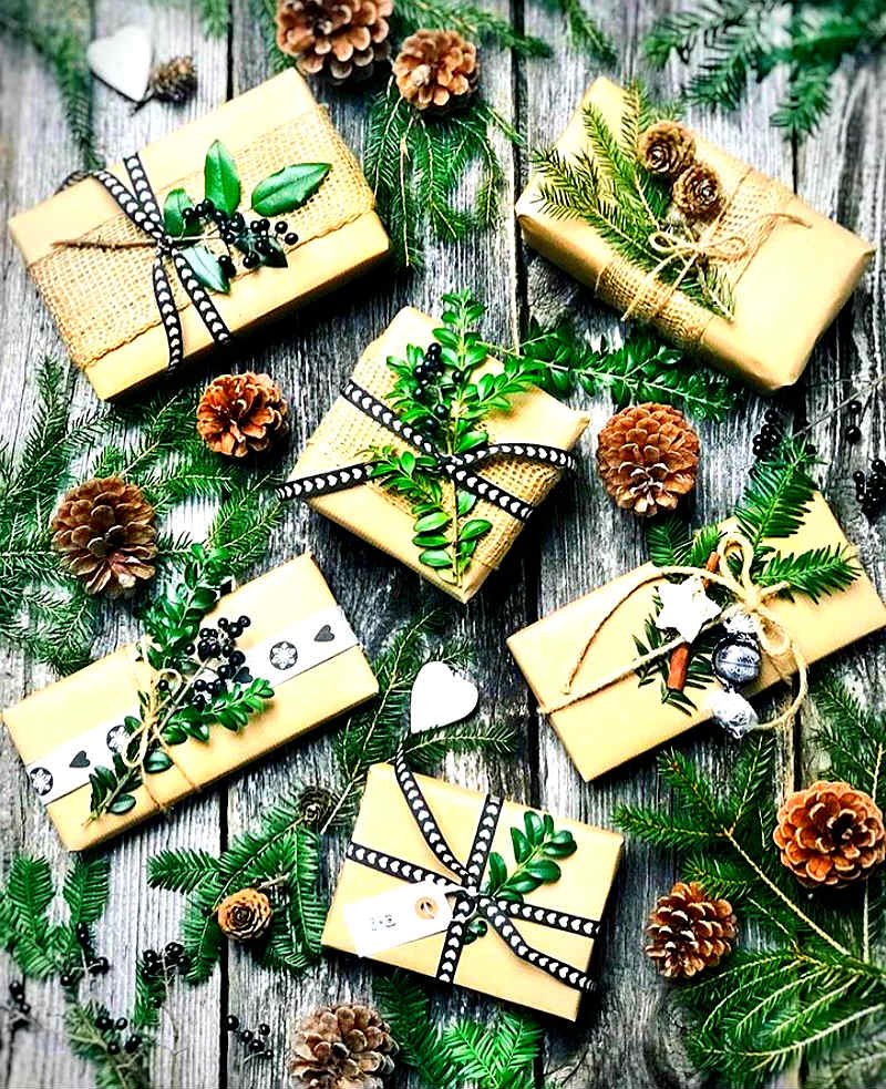 Новогодние красивые подарки