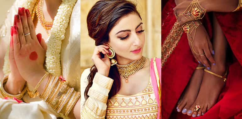 Набор украшений индийской женщины