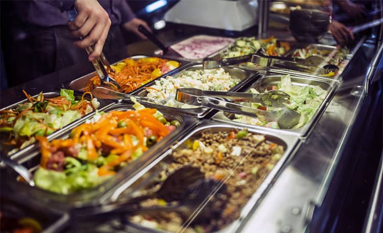 Индийская еда в кафе Джаганнат